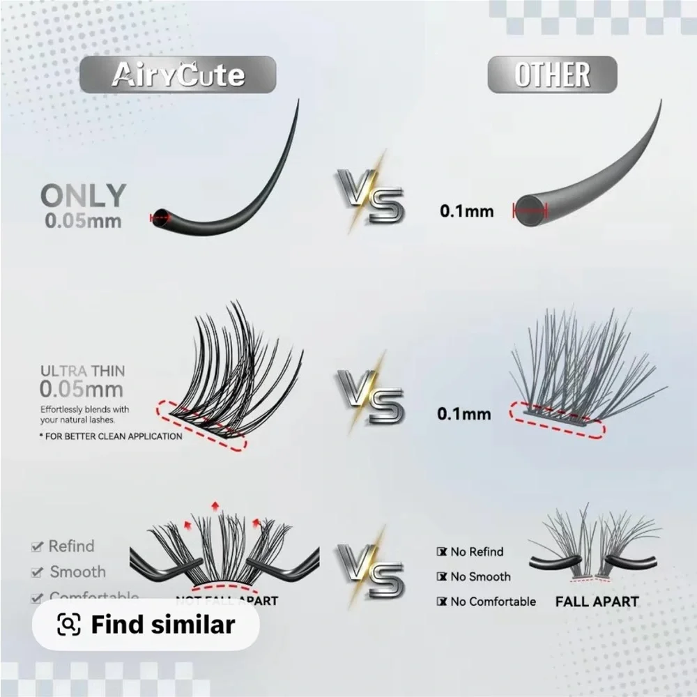 AiryCute Eyelash Extensions - Black - Picture 4 of 7